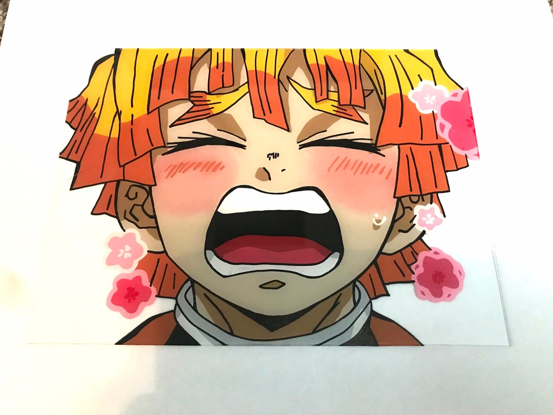 Zenitsu Glass Painting Etsy