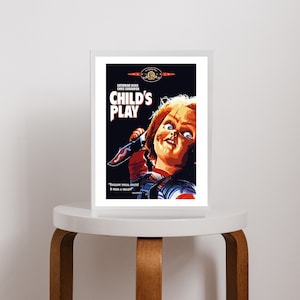 Chucky Digital Art Poster Print | Printable Wall Art | Horror Movie Photo. Horror Movie Gifts | Digital Download