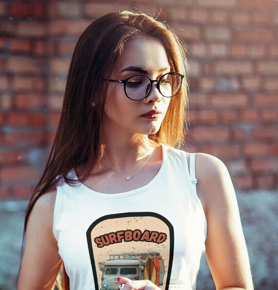 Camiseta de tirantes de verano de alquiler de tablas de surf Etsy Espana