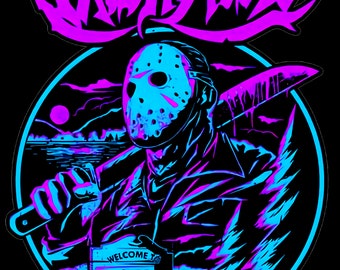 Camp Crystal Lake Neon Png File