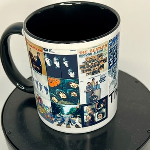 Beatles album covers coffee mug. Beatles albums. The Beatles Music. Beatles gift mug. The Beatles mug. Meet The Beatles For Coffee Mug
