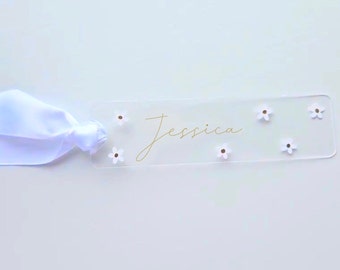 Personalised Acrylic Bookmark