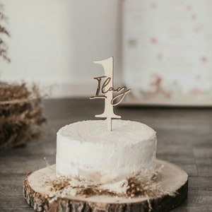 Cake topper, number cake topper, cake plug, cake topper number with name