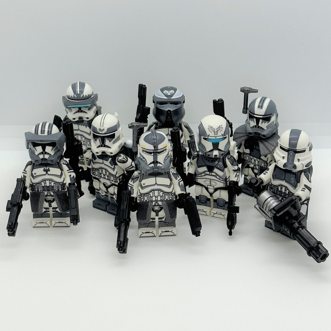 Lego Star Wars Wolf Pack Clone Trooper 75045 Minifigure Walmart Com
