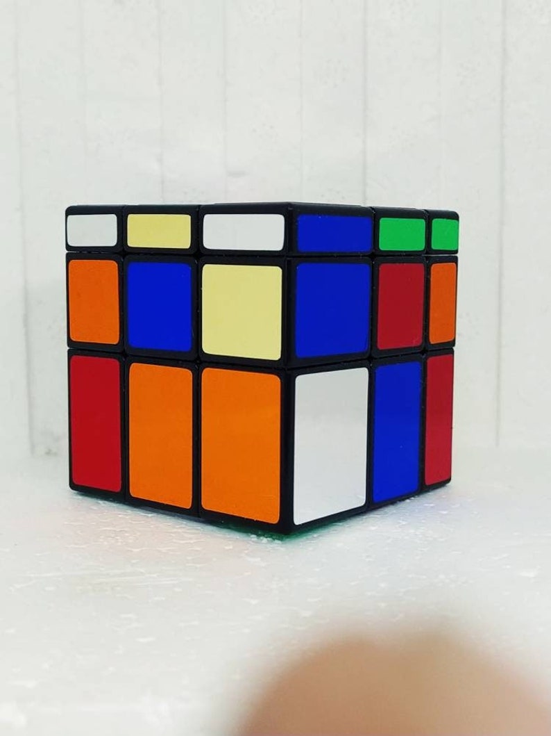 Horror mirror bump cube 3x3 sticker set image 2