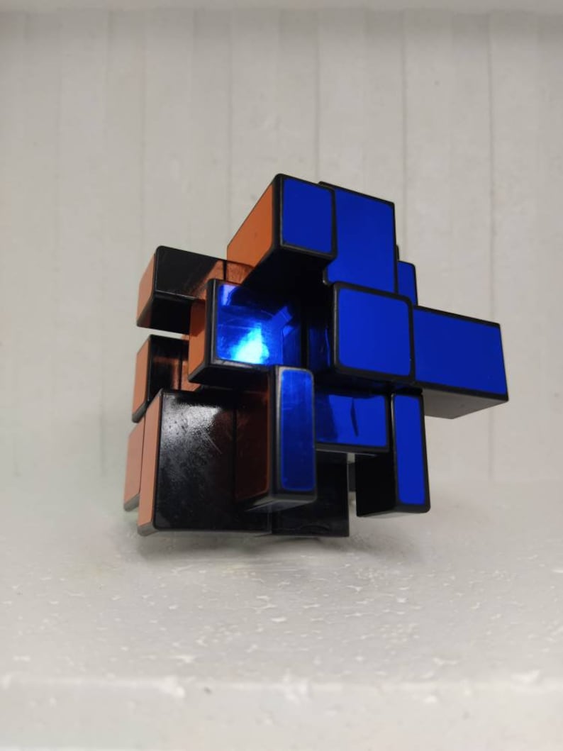 Horror mirror bump cube 3x3 sticker set image 6