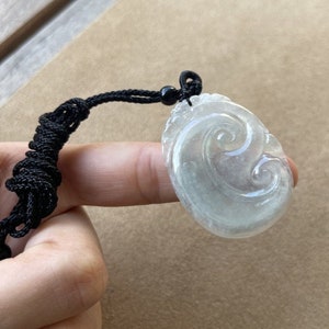 Type A Jadeite Translucent Fine Quality White Jade Ruyi, large Burma jade Ruyi , As desired As you wish , Natural Jadeite Jade Ruyi Pendant