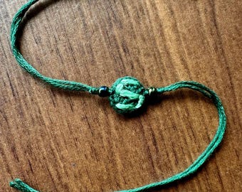 Handmade Crochet Personalized Name Rakhi | Single Alphabet Bracelet, Custom Baby Raksha Bandhan Gift, Eco-Friendly Sibling Rakhi,Small rakhi