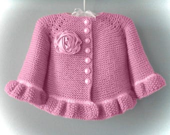Knitting PATTERN # 59 Knitting Pattern Baby Cardigan Baby Jacket Baby Sweater Baby Coat Pattern in English PDF