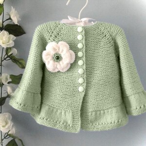 Knitting PATTERN # 67 Knitting Pattern Baby Cardigan Knitted Baby Jacket Baby Sweater Pattern in English PDF
