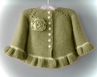 Knitting PATTERN # 59 Knitting Pattern Baby Cardigan Baby Jacket Baby Sweater Baby Coat Pattern in English PDF