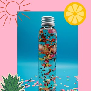 Summer fruit sensory bottle
