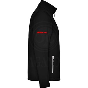 Veste coupe-vent softshell Fant, avec logos moteurs pour les motards. Personnalisé avec du vinyle textile de 1ère qualité. image 3