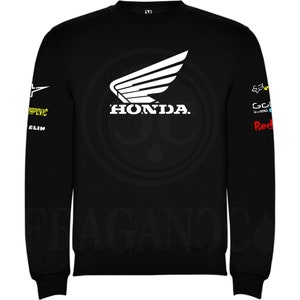 Sudadera Hon con o sin capucha y con o sin bolso tipo canguro con logos personalizados del mundo motor. Nombre personalizado a elegir. imagen 6