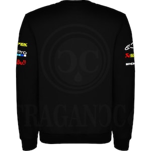 Sudadera Hon con o sin capucha y con o sin bolso tipo canguro con logos personalizados del mundo motor. Nombre personalizado a elegir. imagen 7