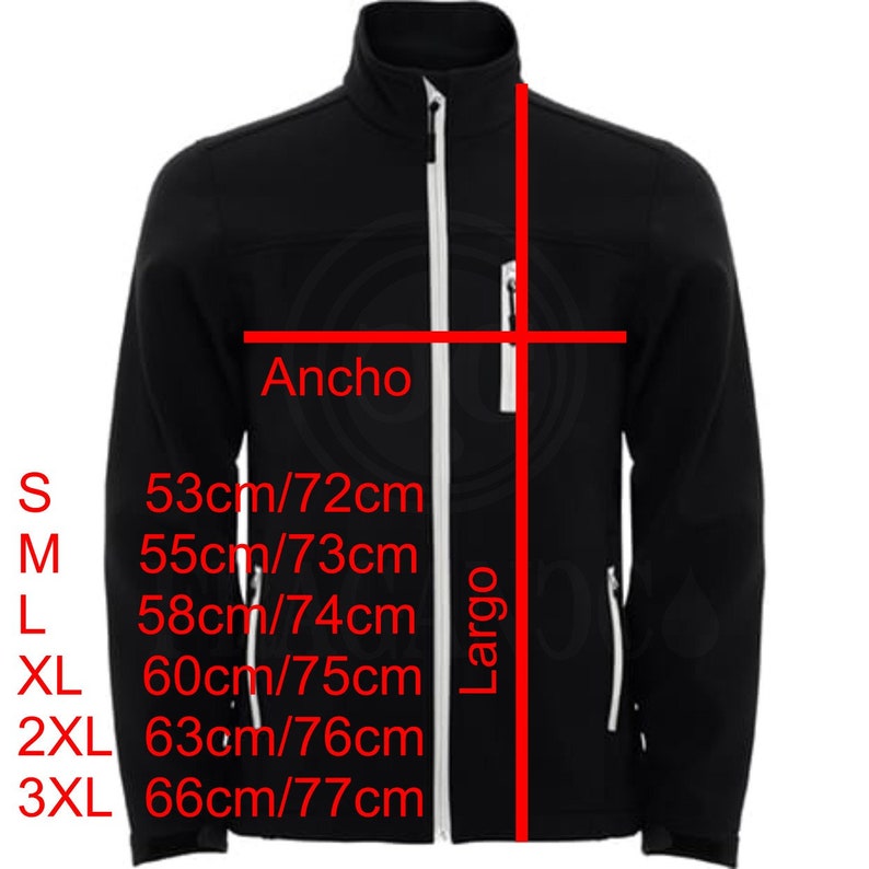 Hon softshell windbreaker jacket with motor logos for bikers. Personalized with 1st quality textile vinyl. image 5