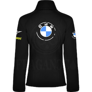 Chaqueta cortavientos softshell Bm con logos motor para moteros. Personalizada con vinilo textil de 1ra calidad. mw imagen 7