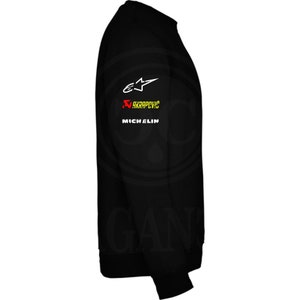 Sudadera Hon con o sin capucha y con o sin bolso tipo canguro con logos personalizados del mundo motor. Nombre personalizado a elegir. imagen 8