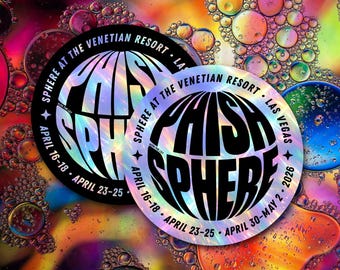 Phish Sphere 2026 Holographic Sticker