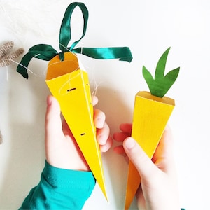 Caixa de doces de cenoura SVG – Caixa de guloseimas de Páscoa | Caixa de presente DIY para Cricut e Silhouette