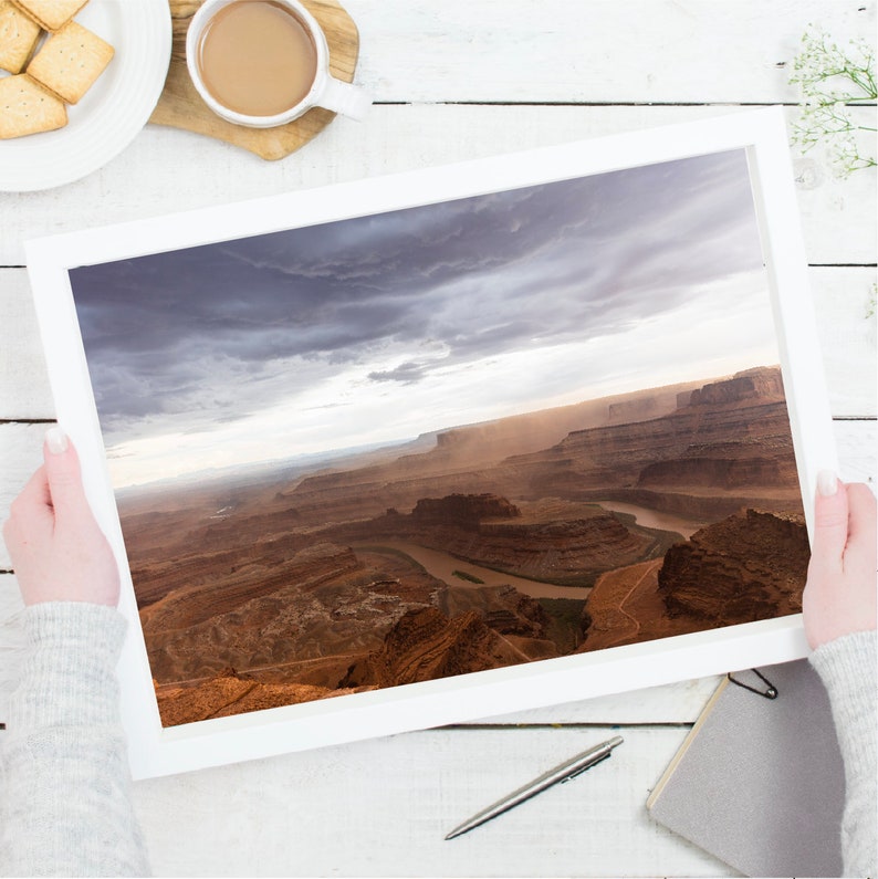 Moab Canyonlands Sunset Print Utah Wall Art Landscape Photography Matte Poster image 4