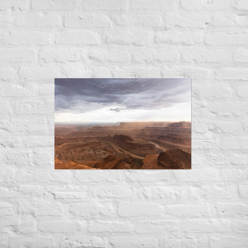 Moab Canyonlands Sunset Print | Utah | Wall Art | Landscape Photography | Matte Poster