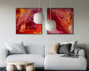 Acrylic Painting, Abstract Wall Home Decor, Decorative Wall Art, Painting On Canvas