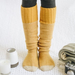 Women's Knitted Lounge Socks/ Knee High Winter Socks