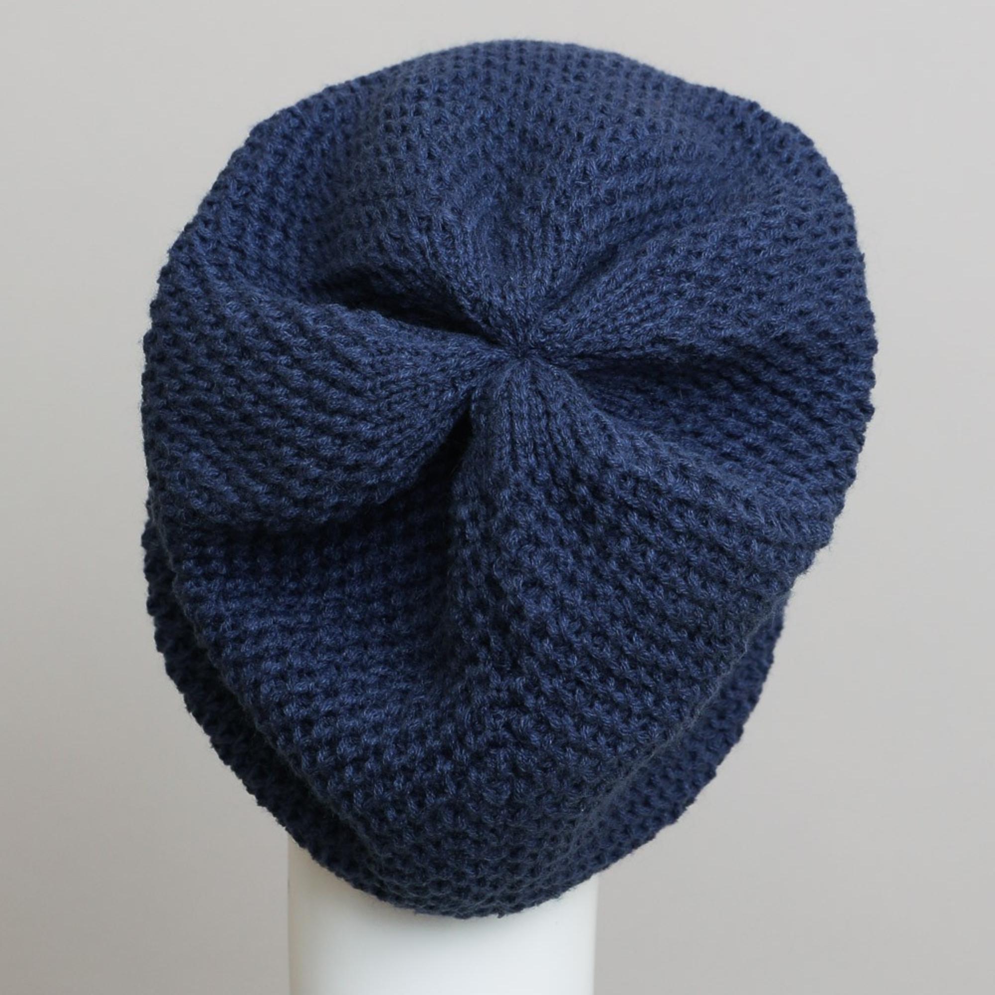 Cozy Waffle Knit slouchy boho Beanie Waffle Knit Soft Slouchy Beanie Winter Warm Ski Skater Hip  main image 2