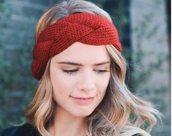 Braided Crochet Ear Warmer/Headband/ Women Ear Warmer Headband/ Soft Stretch/ Winter Warm Headband/Earmuffs