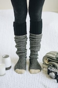 Women's Knitted Lounge Socks/ Knee High Winter Socks