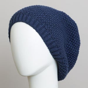 Waffle Knit Slouchy Beanie: Women's Boho Winter Hat