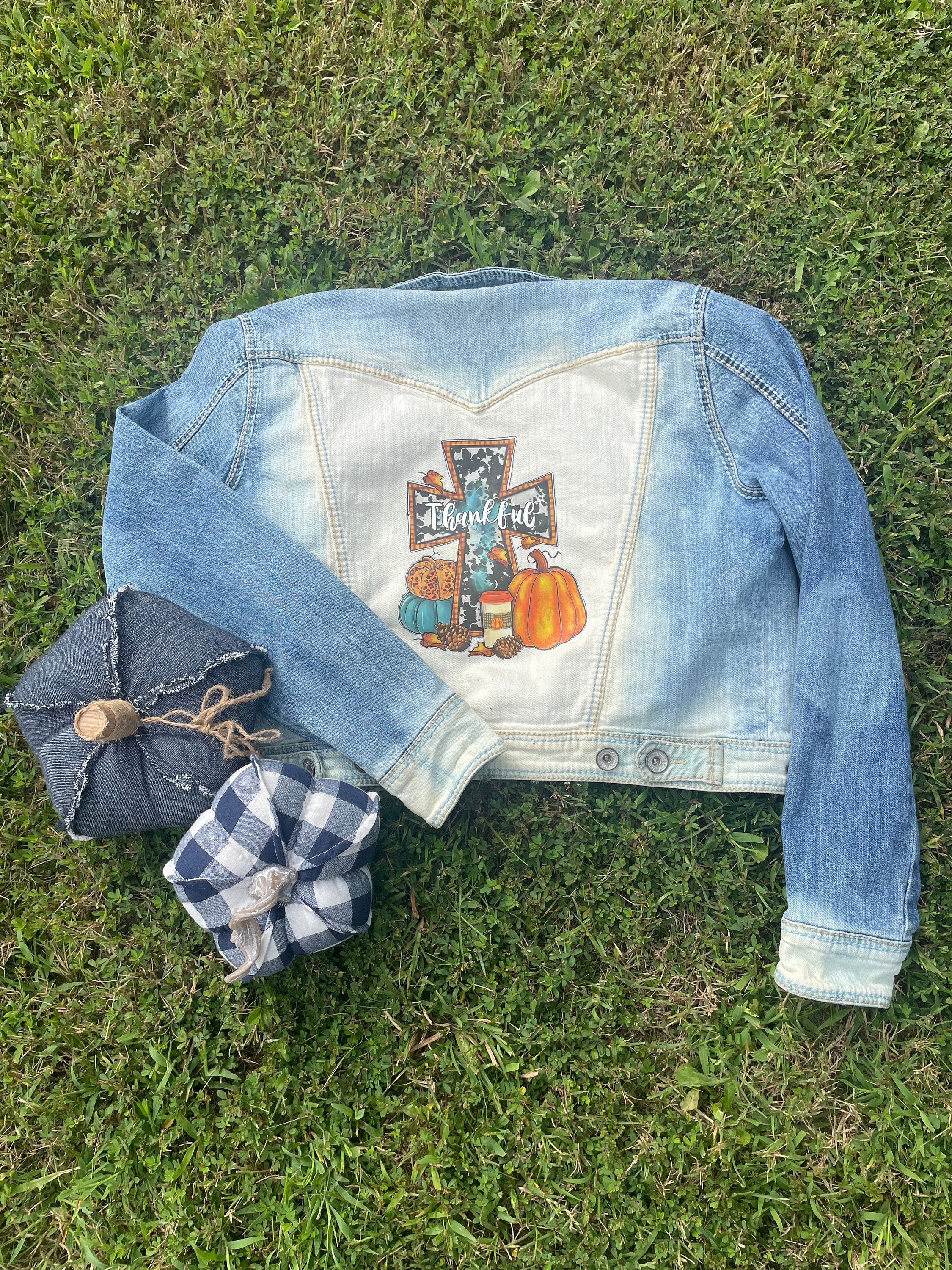 Cross Jean Jacket - Etsy Cross Jean Jacket - Etsy