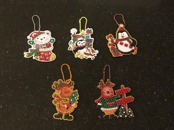 Winter Holiday Christmas Diamond Painting Ornaments 