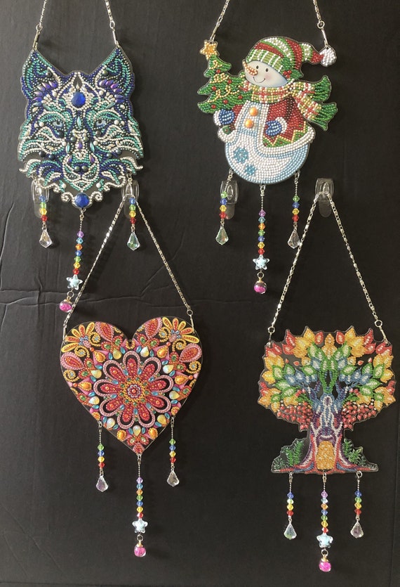 Large Diamond Painting Suncatchers 