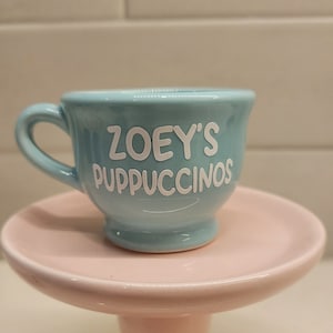 Mini Puppuccino and Cattuccino Cups (personalizable)