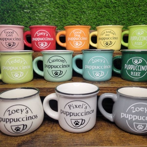 Mini Puppuccino Mugs (personalizable) ORIGINAL