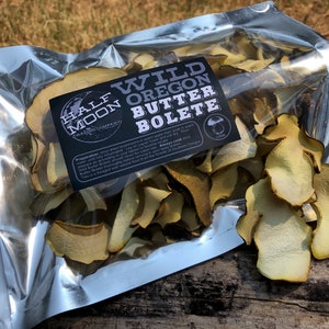 Dried Butter Bolete - 1oz. Butyriboletus Primiregius - Wild Oregon harvest 2024