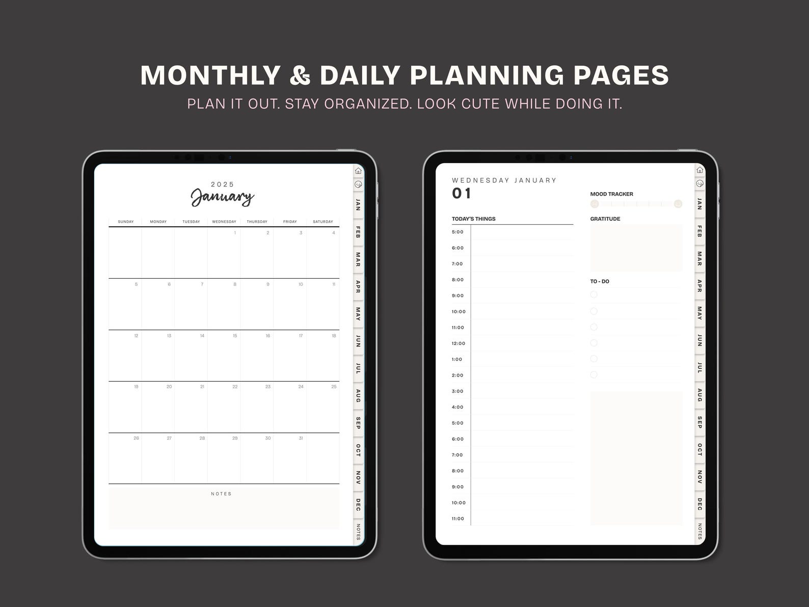 2025 Planner | Less is More Digital Planner, iPad Planning, Daily ...