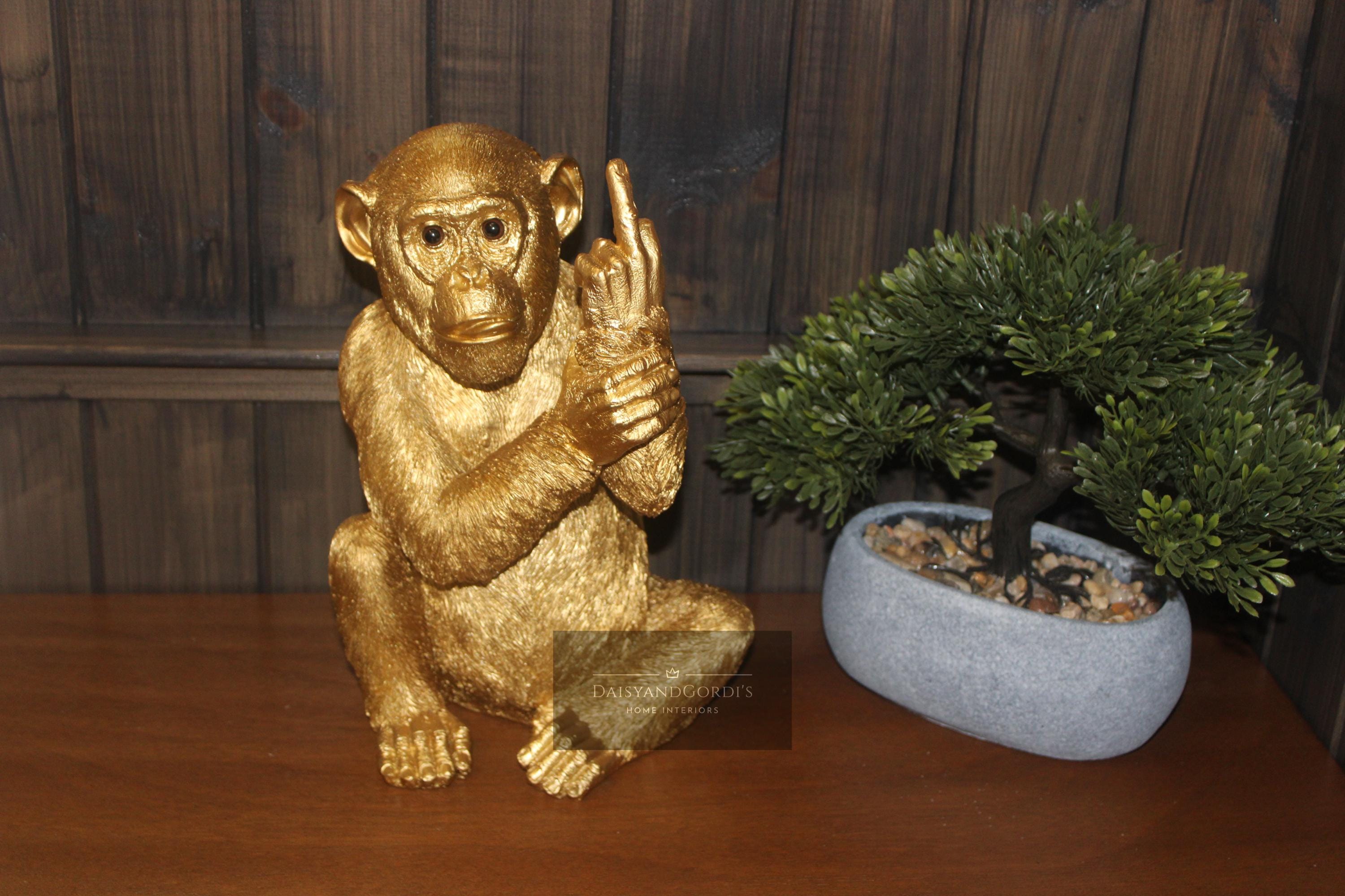 STATUA IN Argento SCIMMIE POGGIATE SU VALIGIA - Foto 11