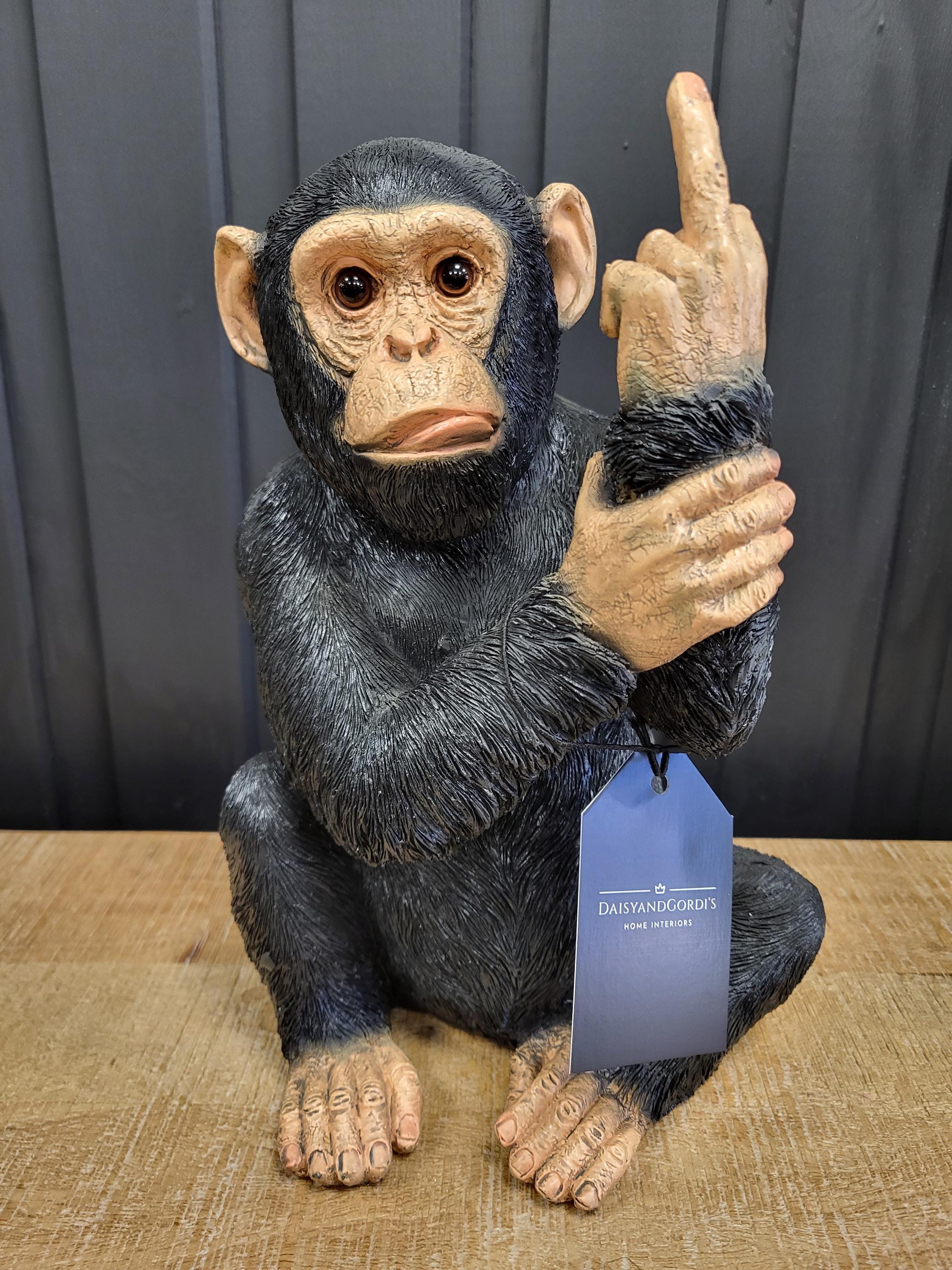 Up Yours Monkey Ornament | Cheeky Monkey Ornament | Naughty Middle