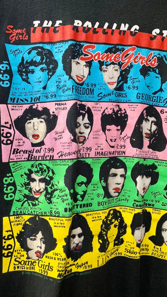 Vintage Rolling Stones Some Girls Album Cover Aut… - image 3