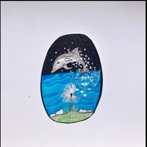 Daffodil Matte sticker (Waterproof)