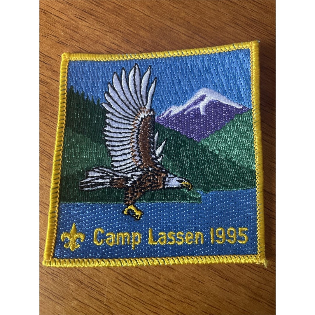 BSA Camp Lassen 1995 Boy Scouts Eagle Patch Vintage Etsy