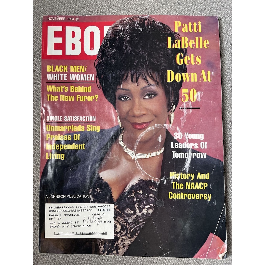 Vintage Ebony Magazine November 1994 Patti Labelle Etsy
