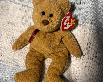 Rare 1993 TY Beanie Baby | Double Print Tag Error, Brown Nose