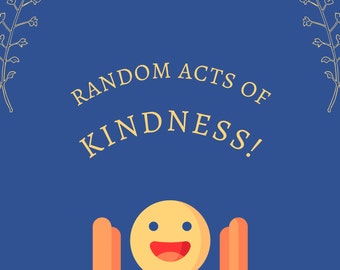 Random Act of Kindness Printable | Good Karma Gift (Instant Download)