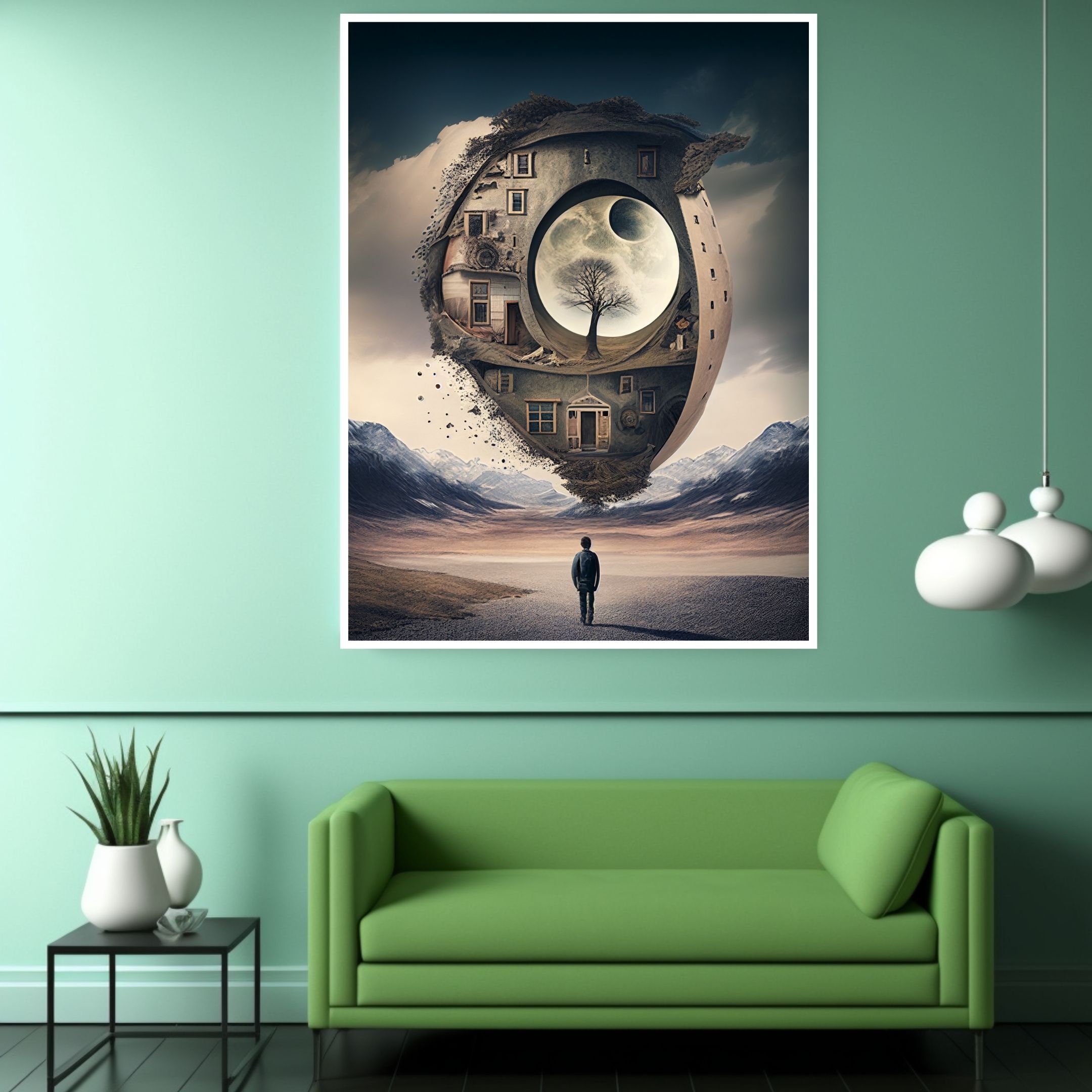 Surreal Wall Art, Surreal Image, Printable, Surreal Art, Wall Art ...
