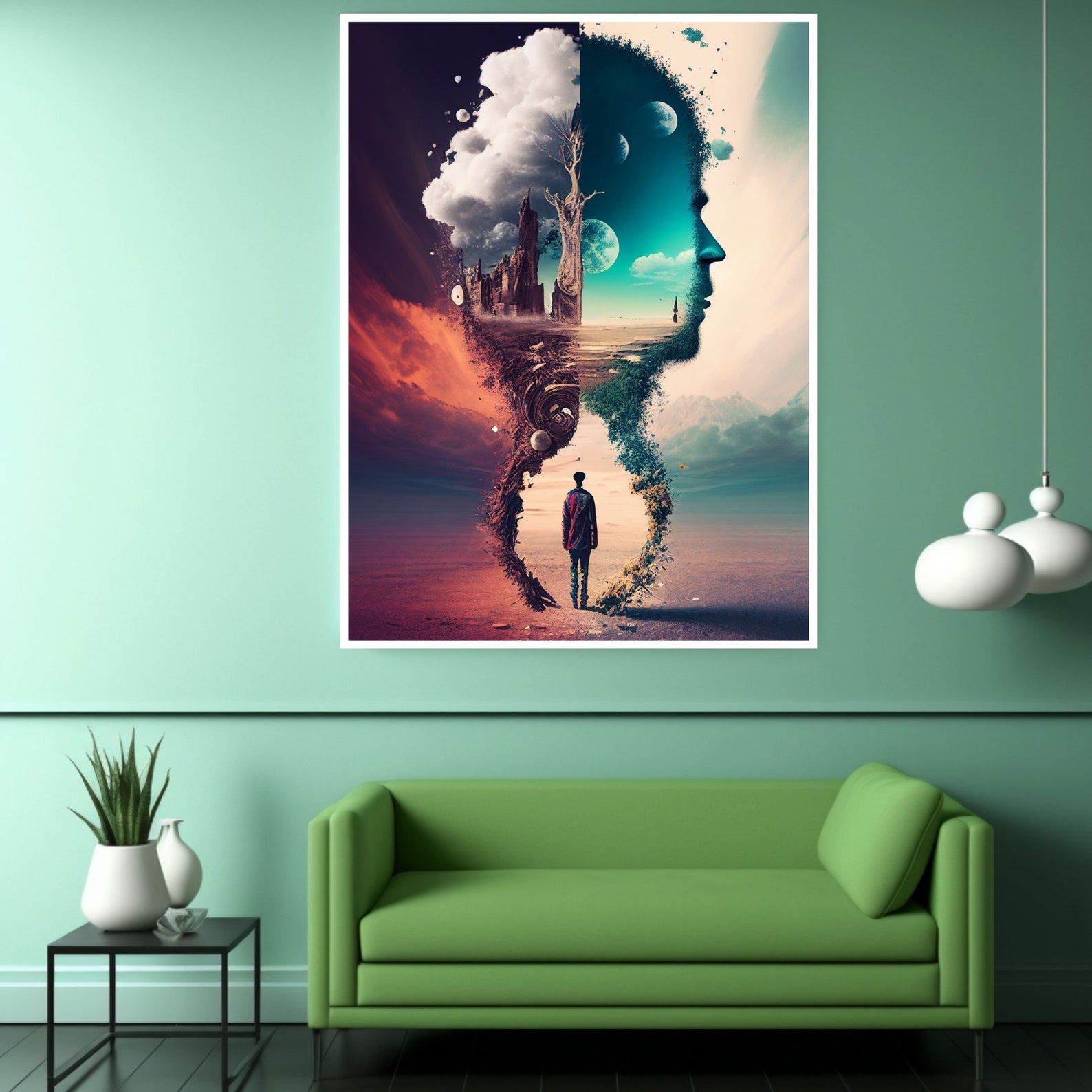 Surreal Wall Art, Surreal Image, Printable, Surreal Art, Wall Art ...