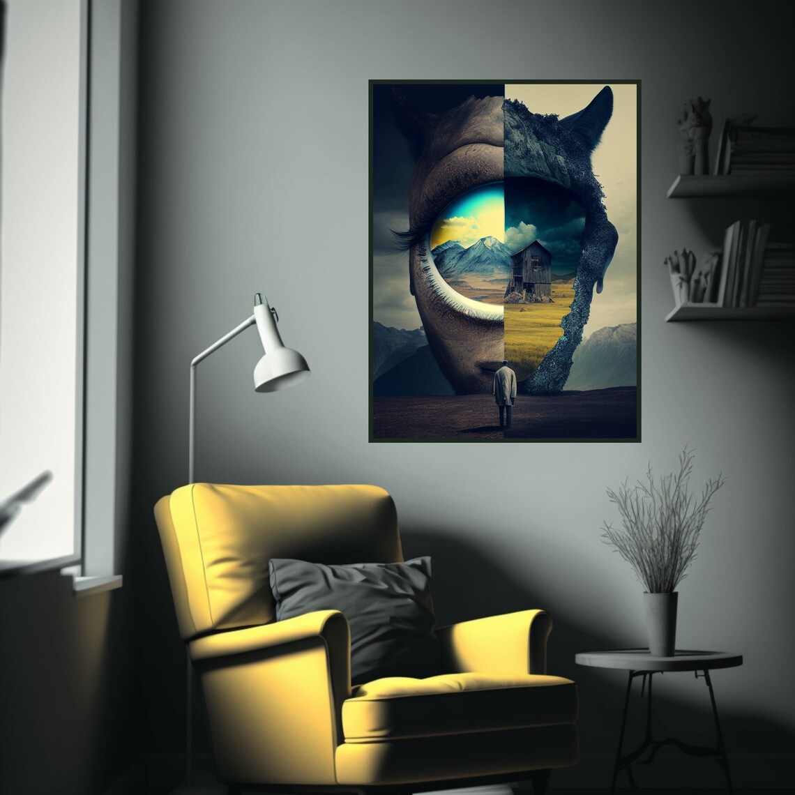 Surreal Wall Art, Surreal Image, Printable, Surreal Art, Wall Art ...